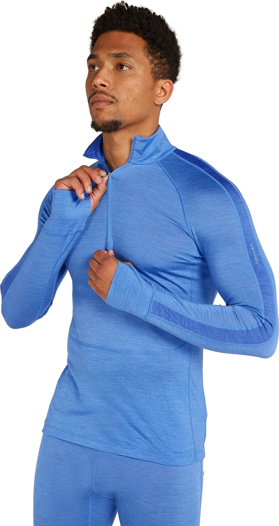 125 ZoneKnit Merino Blend Long Sleeve Half Zip Thermal Top - Men's|-|Haut à demi-glissière thermique à manches longues en mélange de mérinos 125 ZoneKnit - Homme