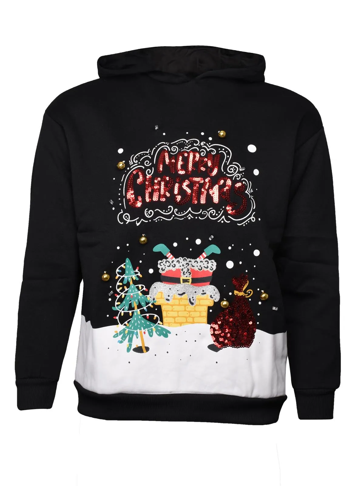 2 Pack 3D LED Christmas Hoodies