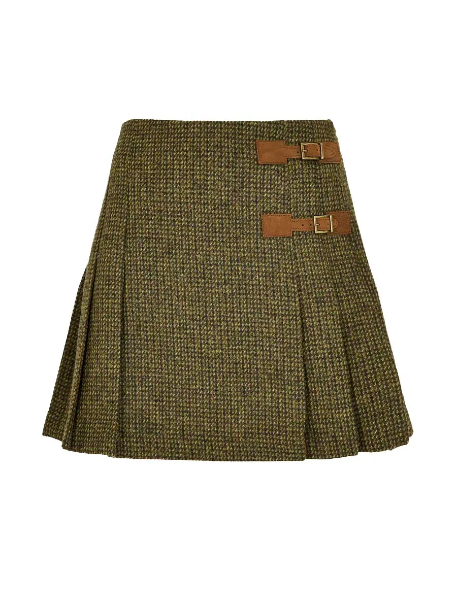 30% OFF DUBARRY Blossom Ladies Tweed Skirt - Heath - Size: UK 10