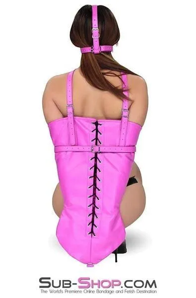 4754RS      Hot Bonds Hot Pink Lacing Armbinder Sheath