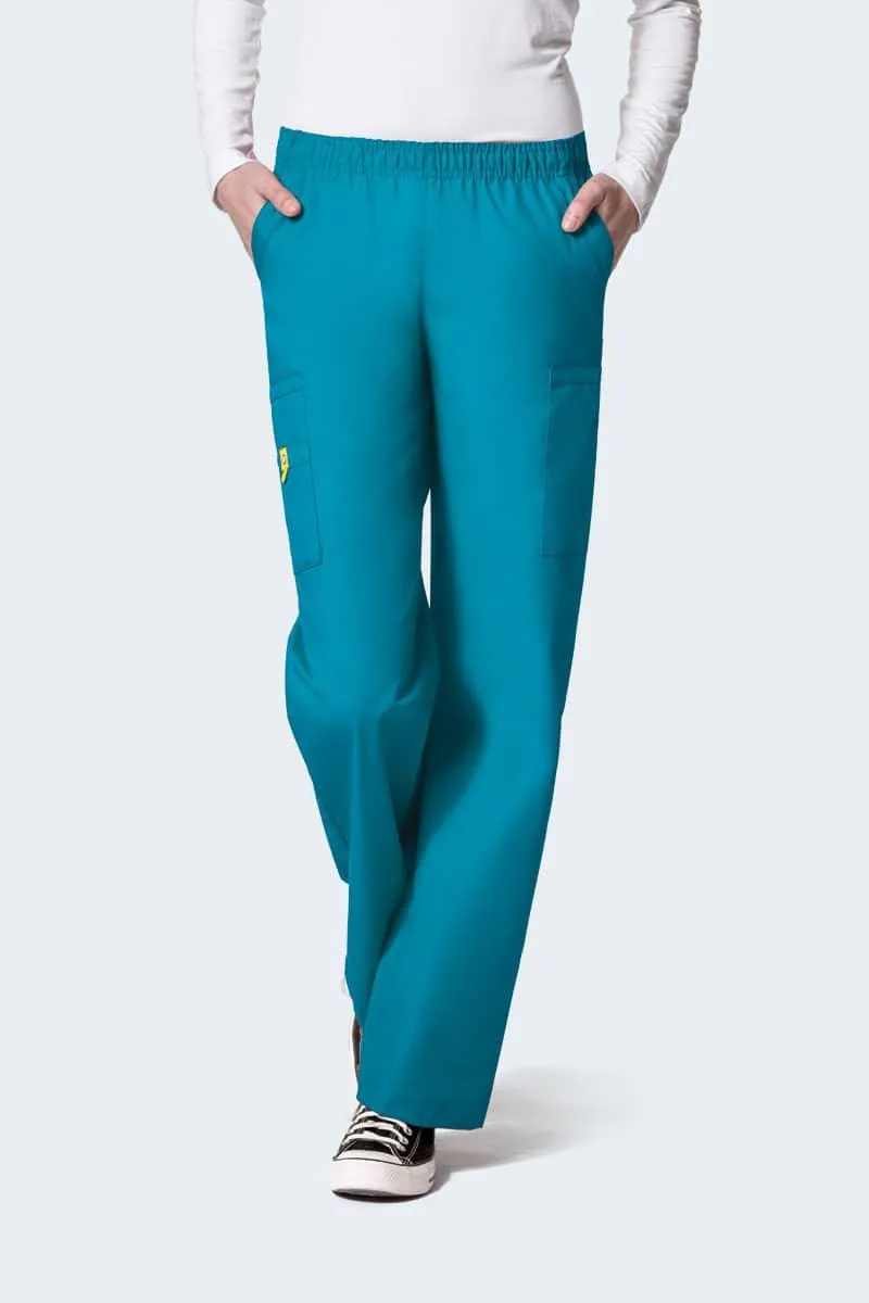 5016SP Wonderwink Quebec Full Elastic Cargo Scrubs Pant