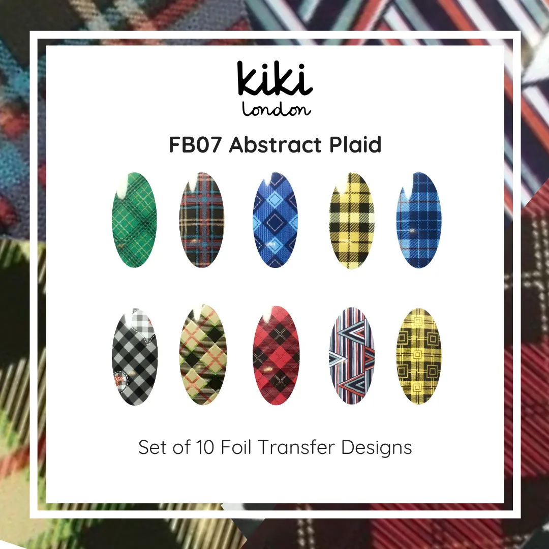 Abstract Plaid - Transfer Foils