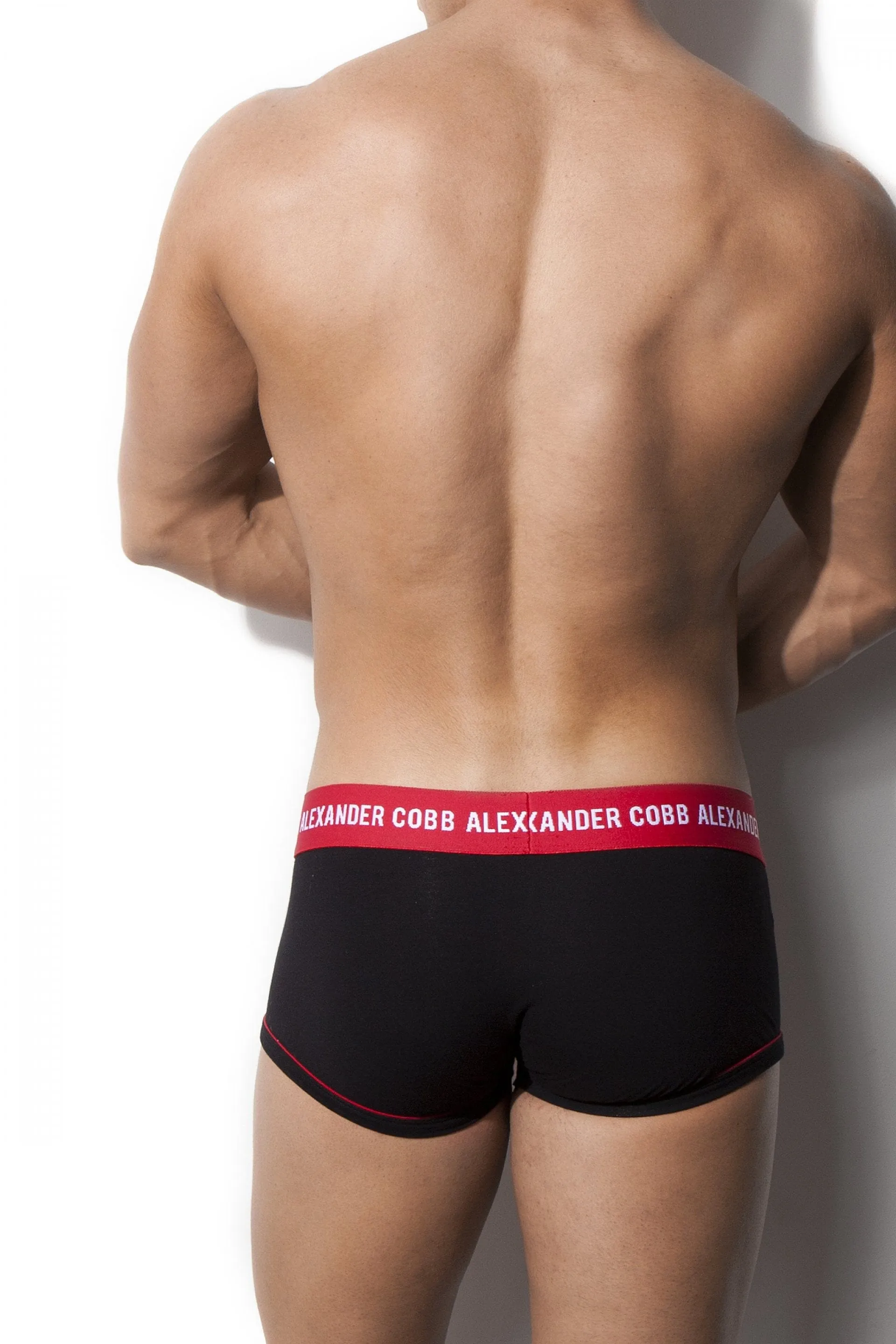 ALEXANDER COBB TRUNK BLACK - RED