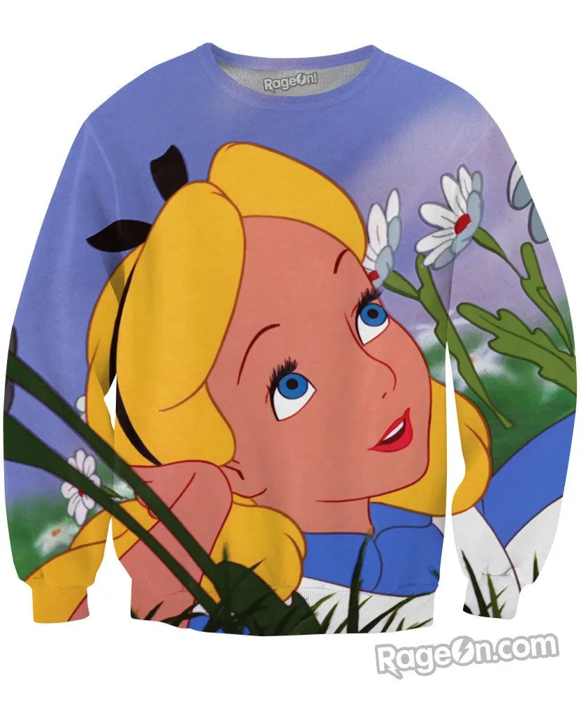 Alice in Wonderland Crewneck Sweatshirt