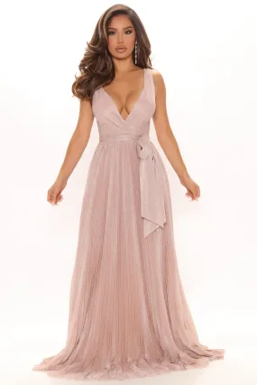 Always Shining Maxi Dress - Blush