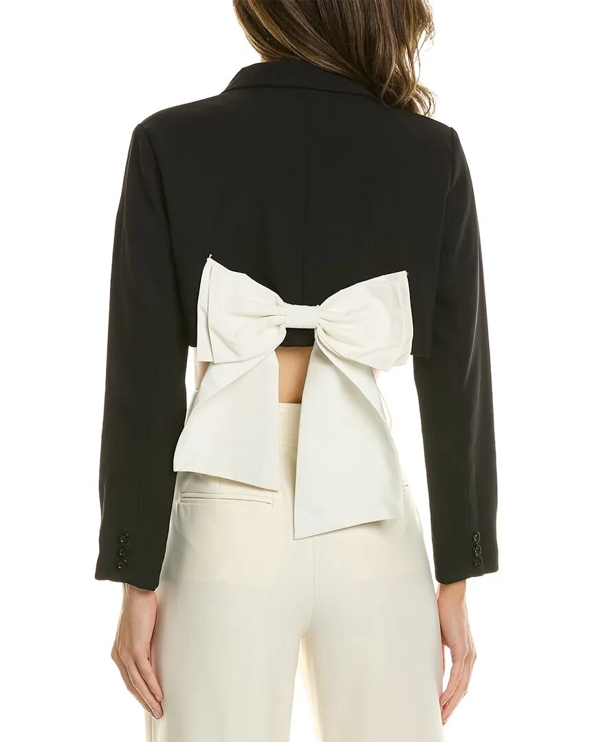 & ROUGE Bow Back Cropped Jacket