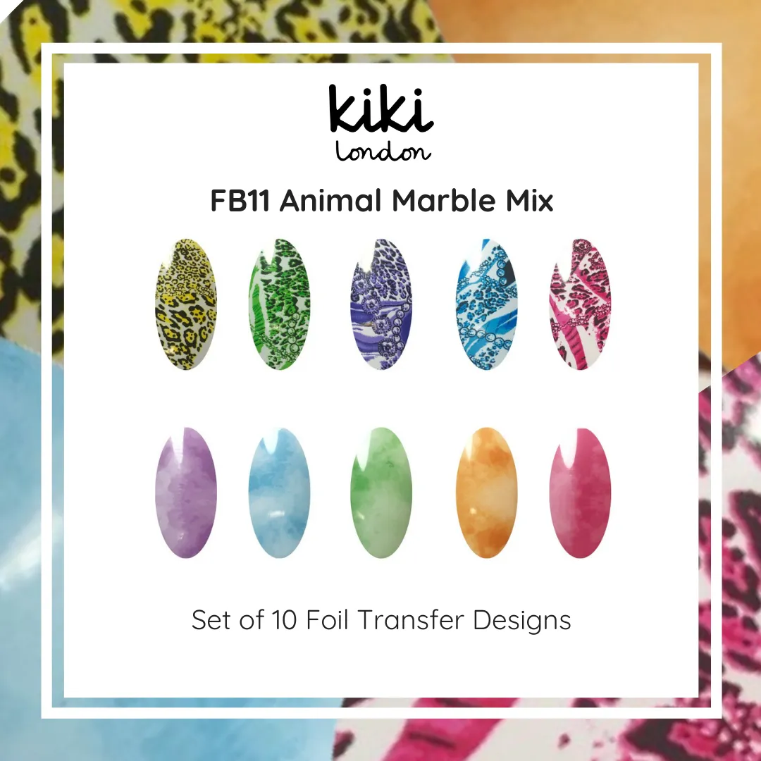 Animal Marble Mix - Transfer Foils