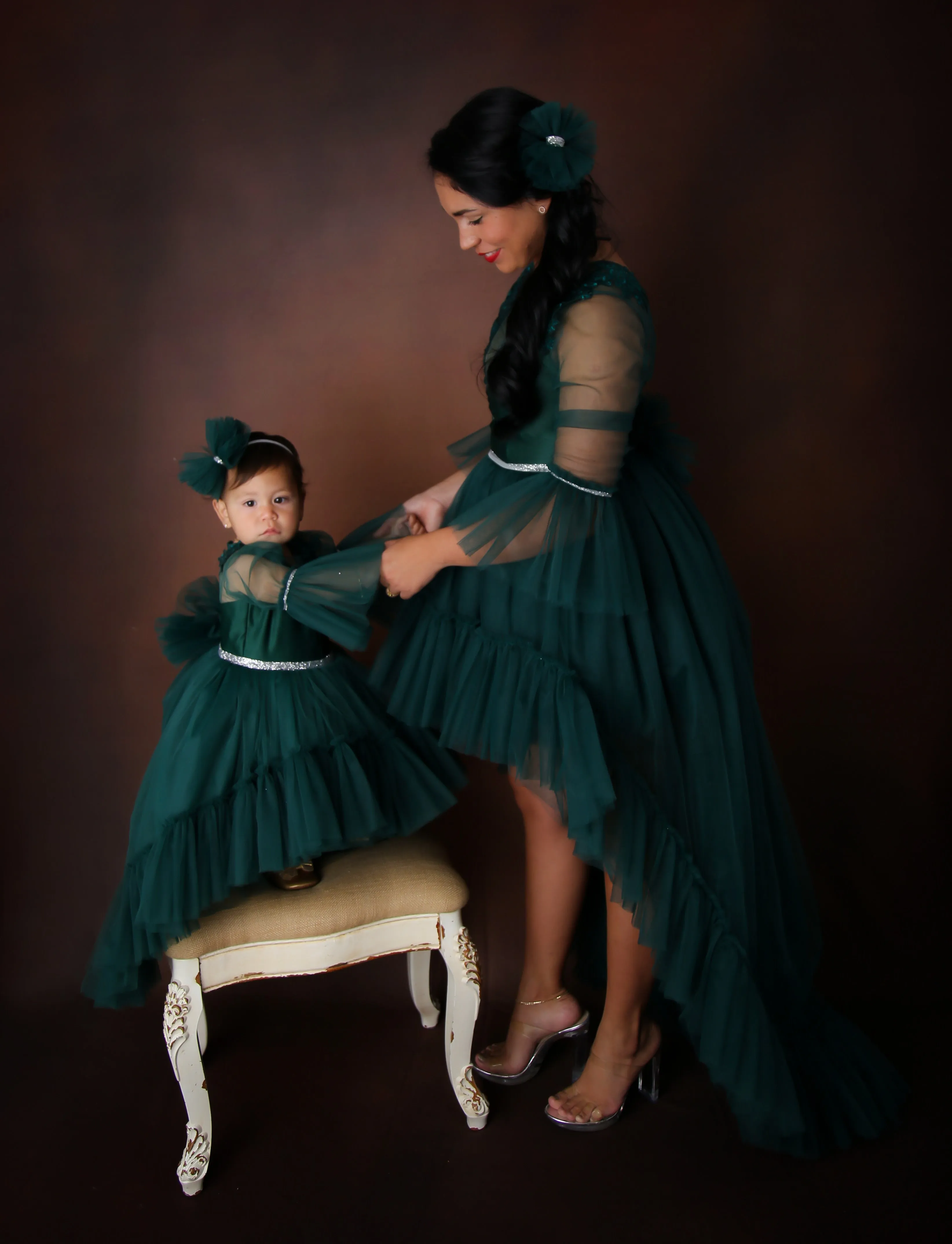 Antoinette Dress Emerald