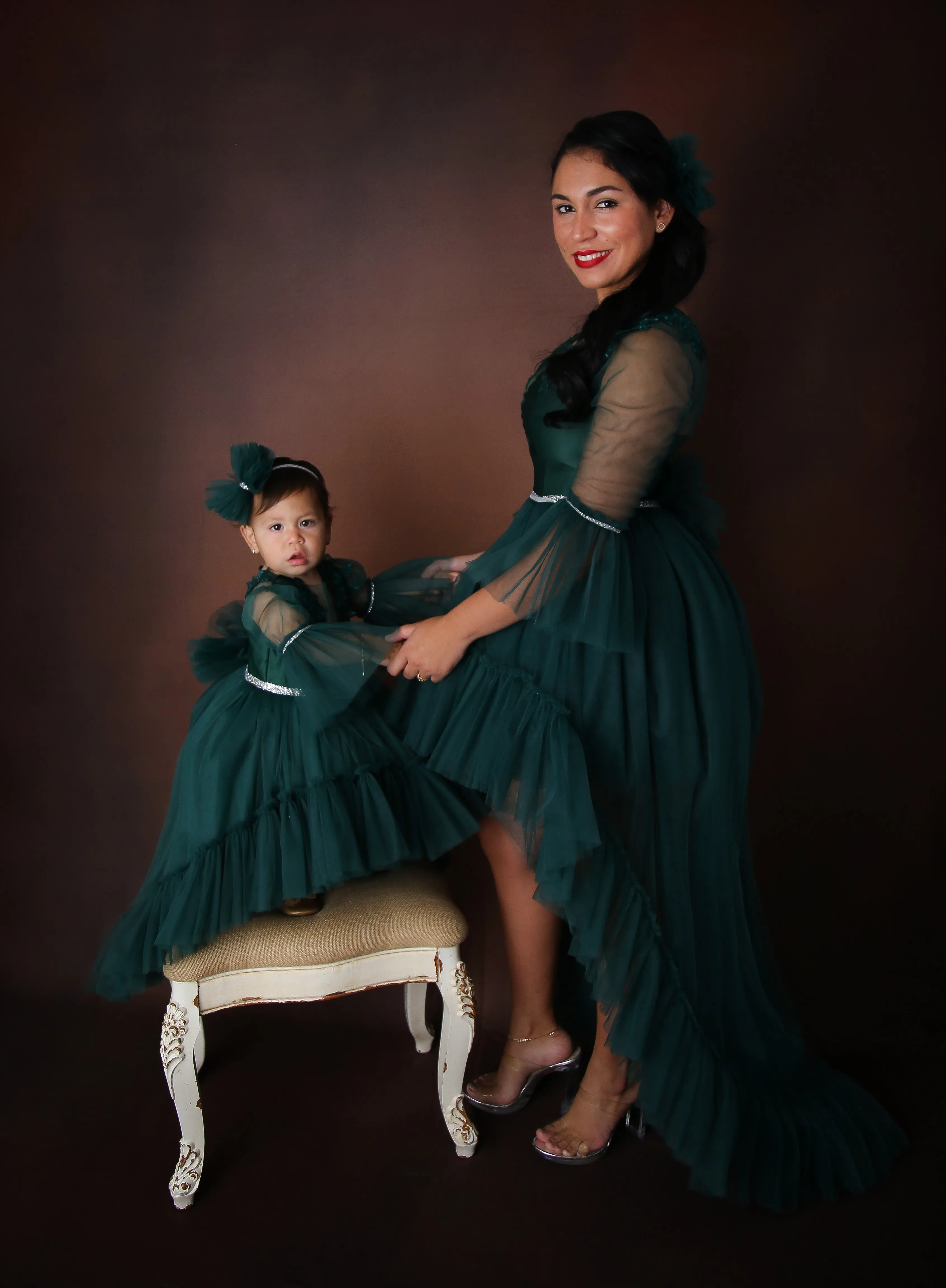 Antoinette Dress Emerald