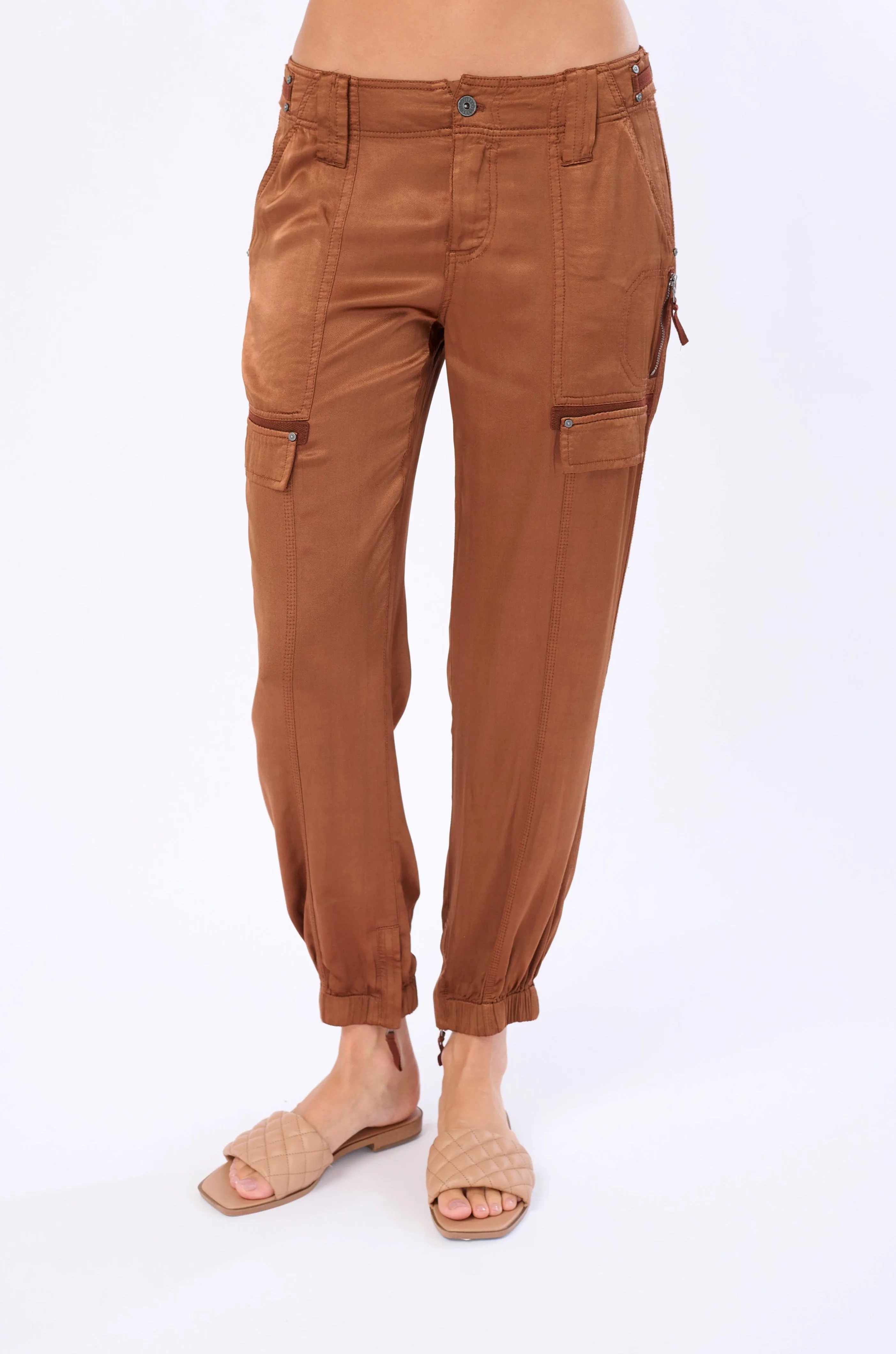 Axel Viscose Satin Jogger