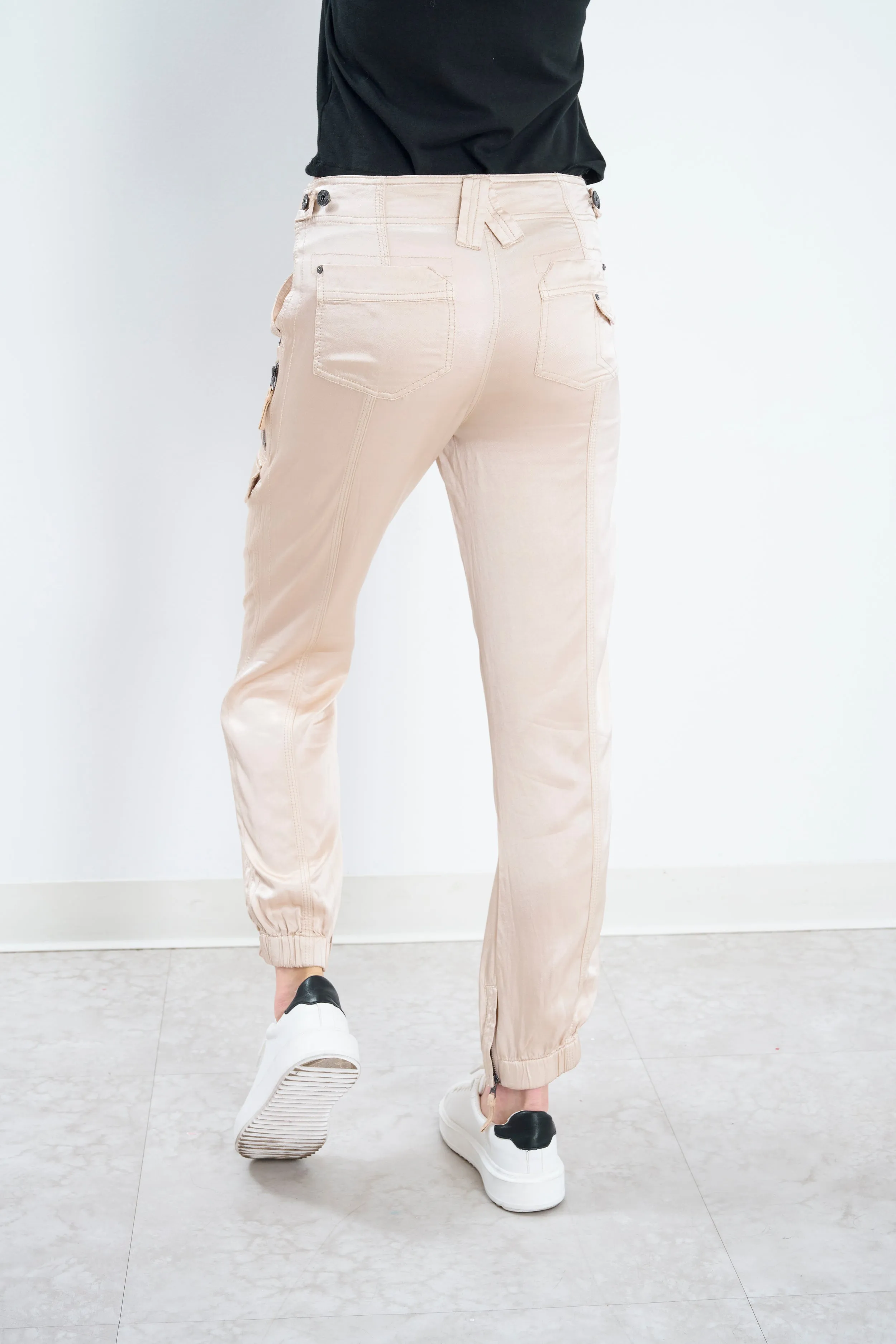 Axel Viscose Satin Jogger