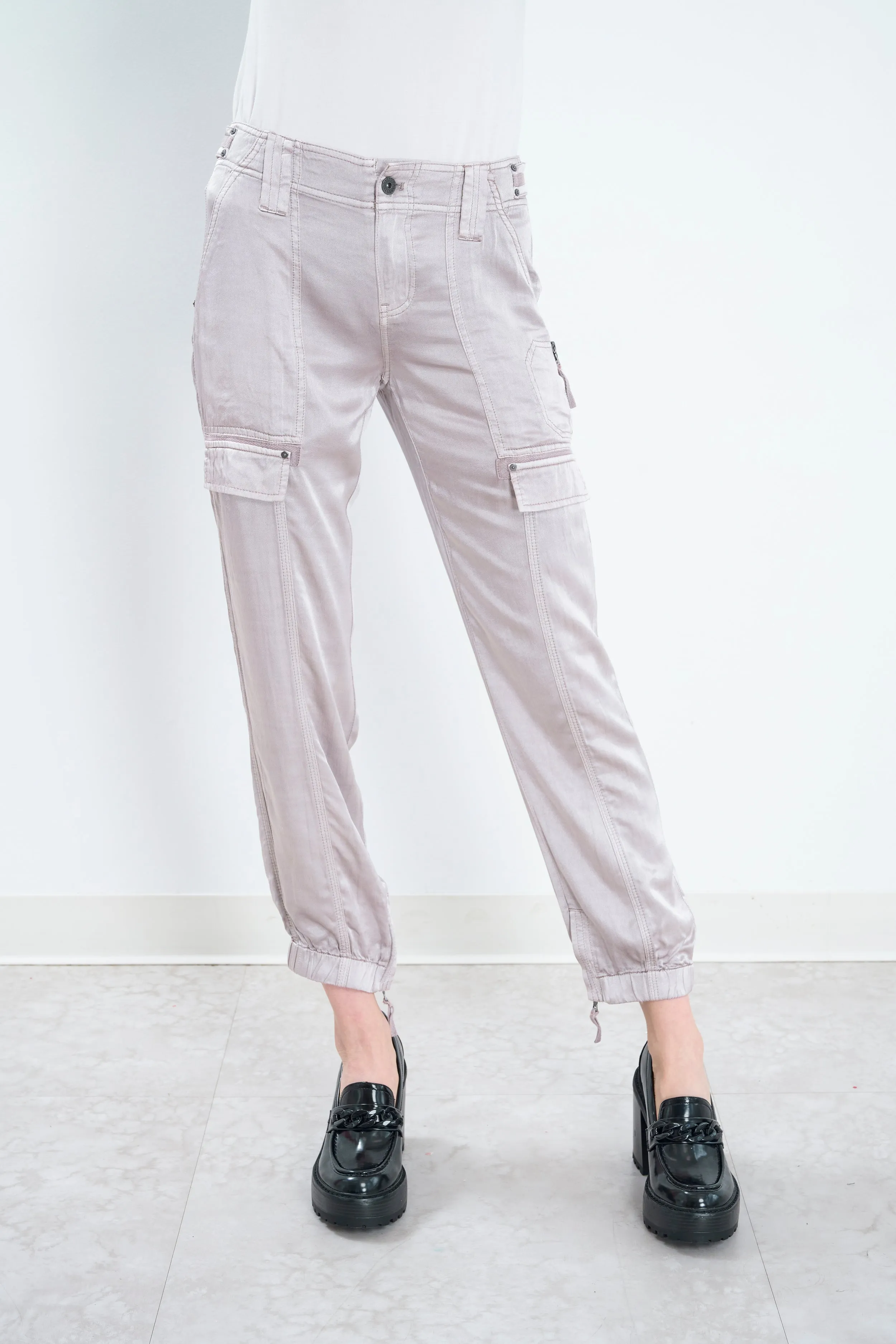 Axel Viscose Satin Jogger