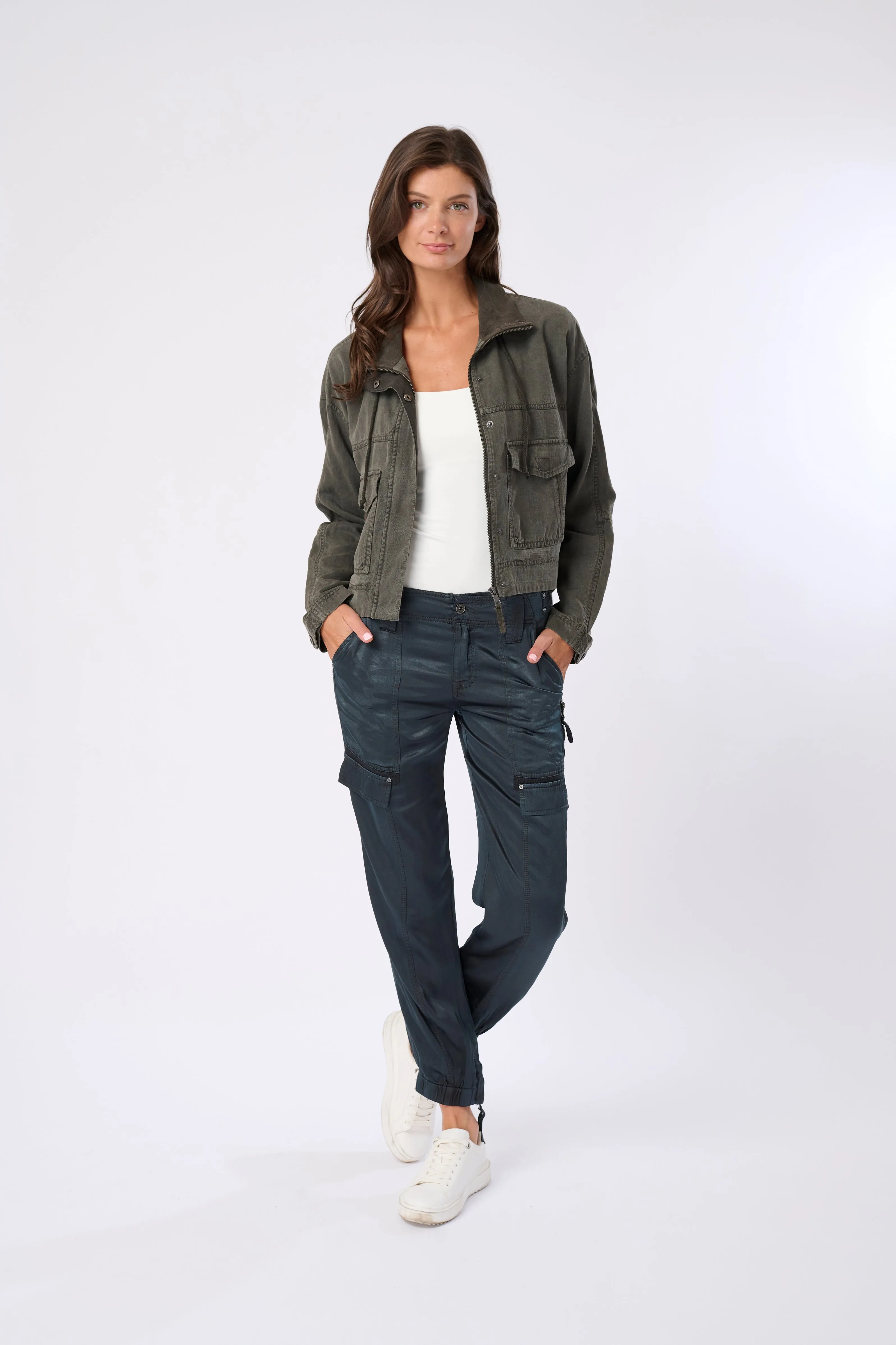 Axel Viscose Satin Jogger