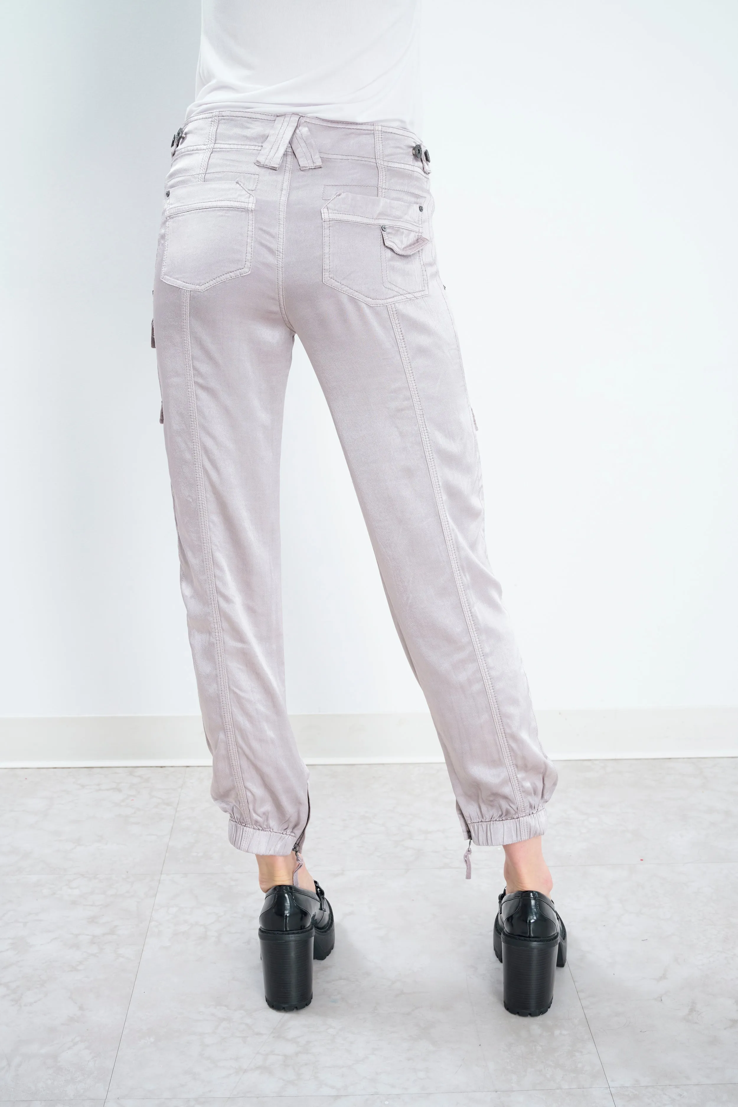 Axel Viscose Satin Jogger