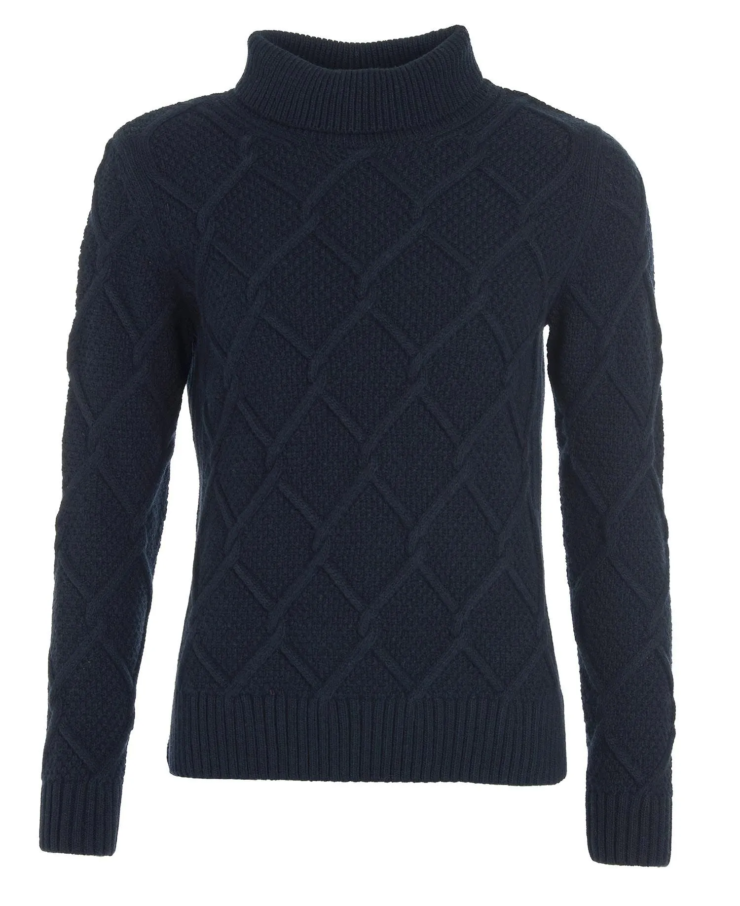 Barbour Burne Roll Neck Navy LKN1170