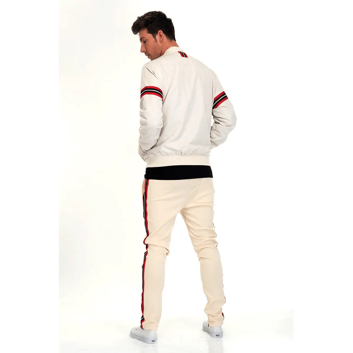 Beige Shield Tracksuit Set