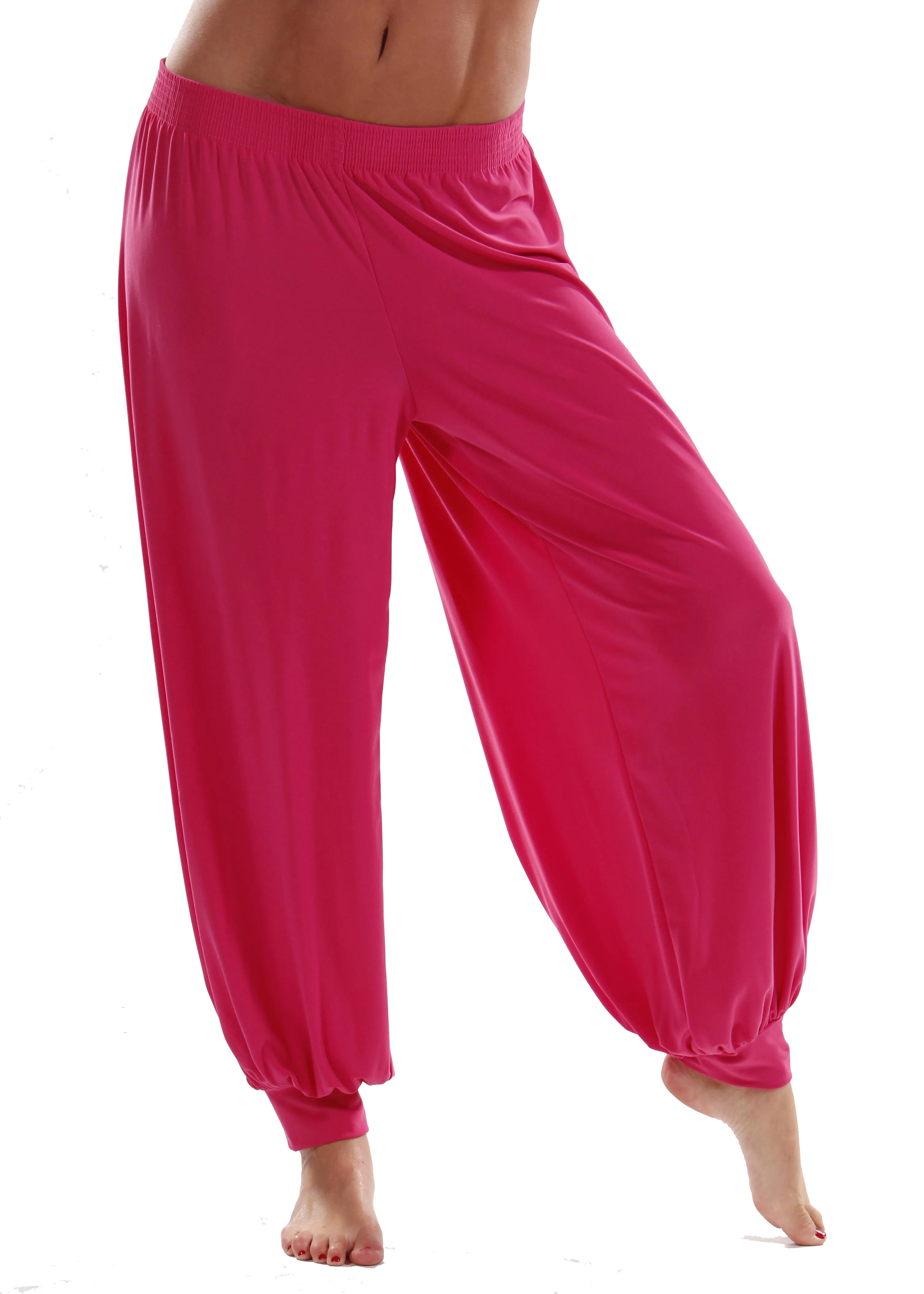 Belly Dance Stretchy Lycra Cotton Harem Pants | HELIPE