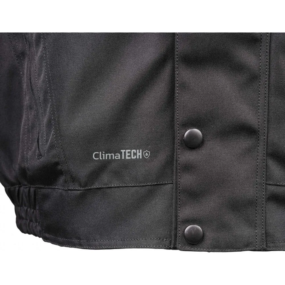 Bike It Herm Motorcycle Waterproof Bomber Jacket Black