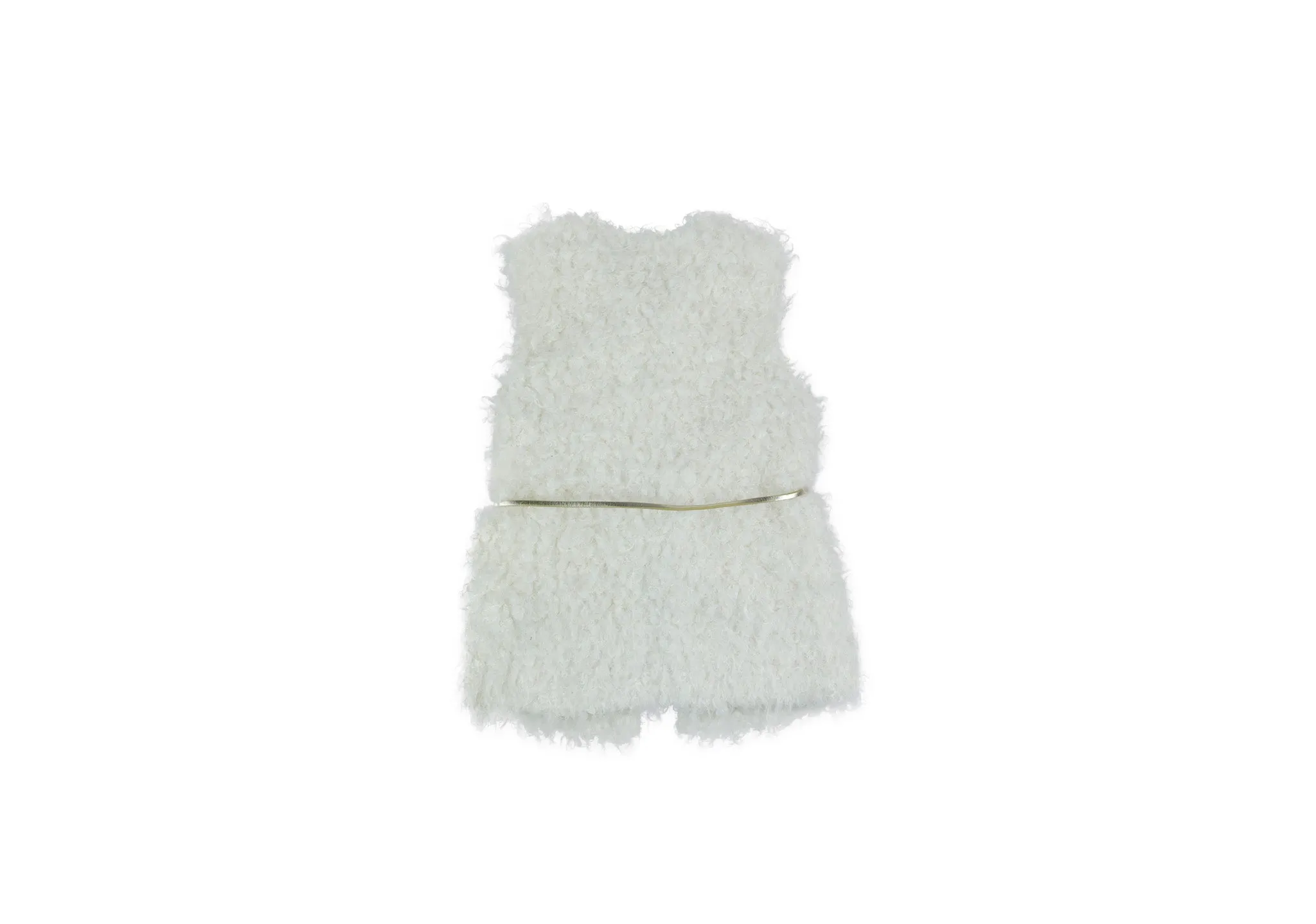 Billieblush, Girls Faux Sheepskin Gillet, 4 Years