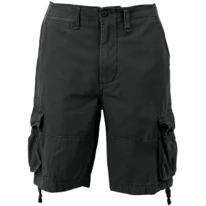 Black - Vintage Military Infantry Utility Shorts