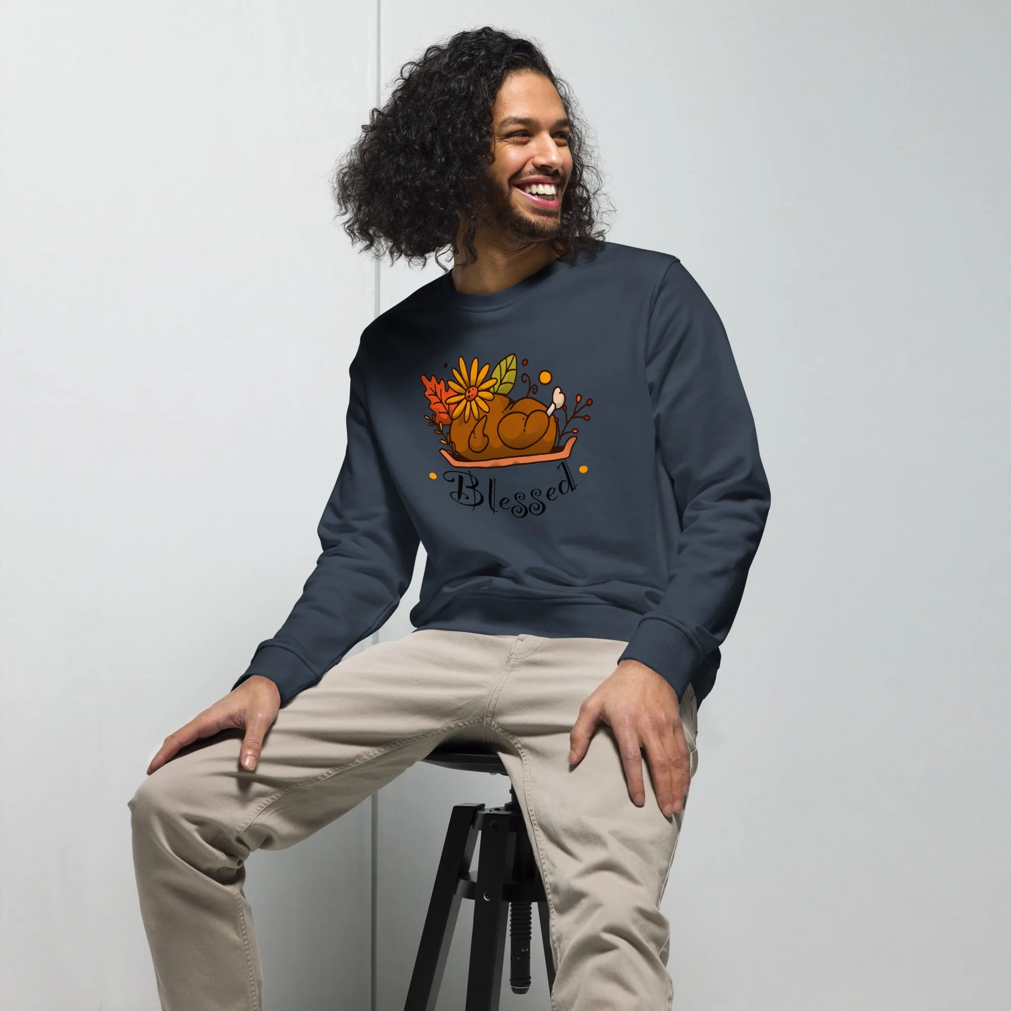 Blessed Graphic Men Organic Sweatshirt