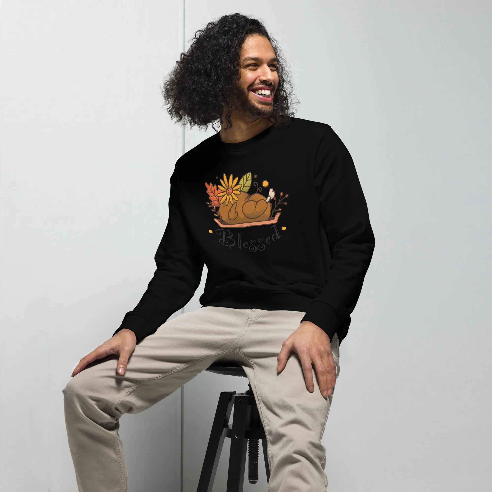 Blessed Graphic Men Organic Sweatshirt