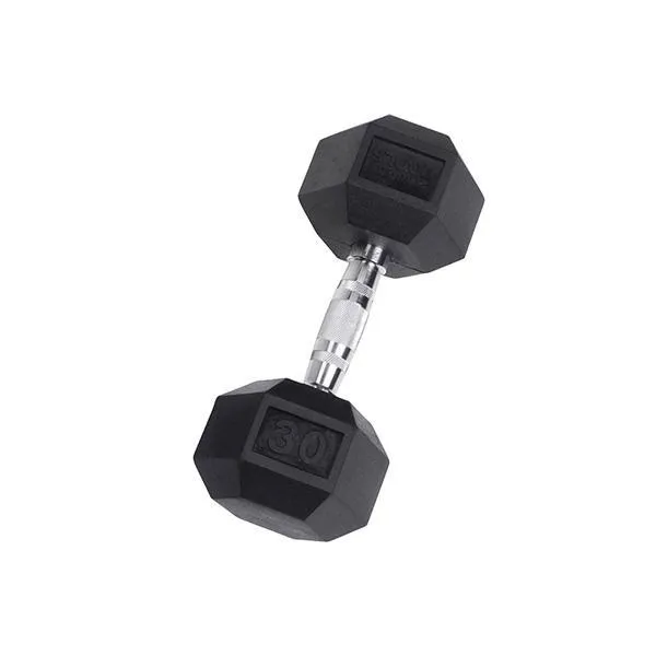 Body Solid Rubber Hex Dumbbells - Each