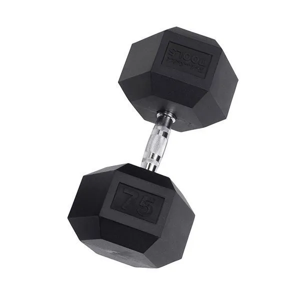 Body Solid Rubber Hex Dumbbells - Each