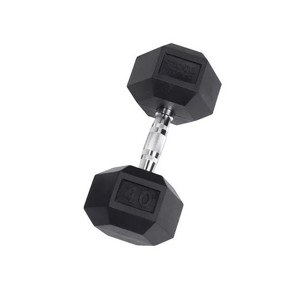 Body Solid Rubber Hex Dumbbells - Each