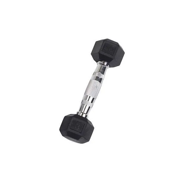 Body Solid Rubber Hex Dumbbells - Each