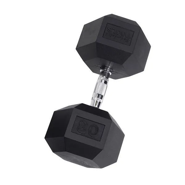 Body Solid Rubber Hex Dumbbells - Each