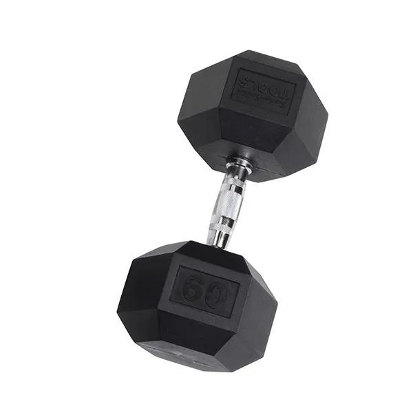 Body Solid Rubber Hex Dumbbells - Each