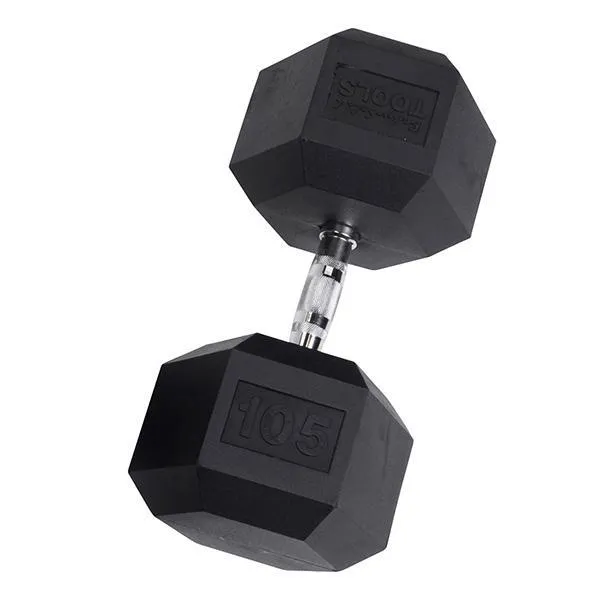 Body Solid Rubber Hex Dumbbells - Each