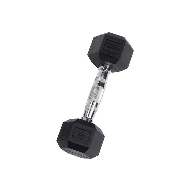 Body Solid Rubber Hex Dumbbells - Each