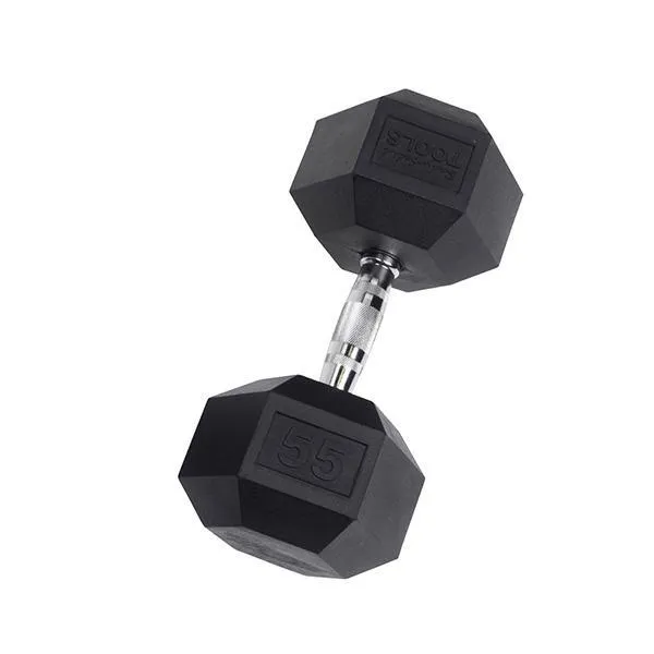 Body Solid Rubber Hex Dumbbells - Each