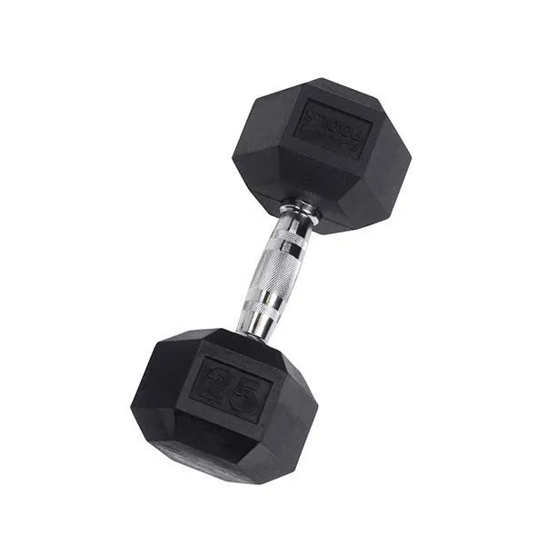 Body Solid Rubber Hex Dumbbells - Each