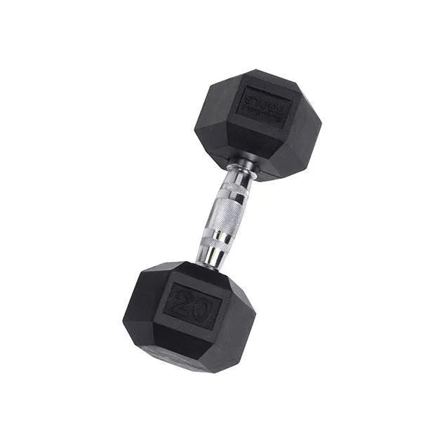 Body Solid Rubber Hex Dumbbells - Each