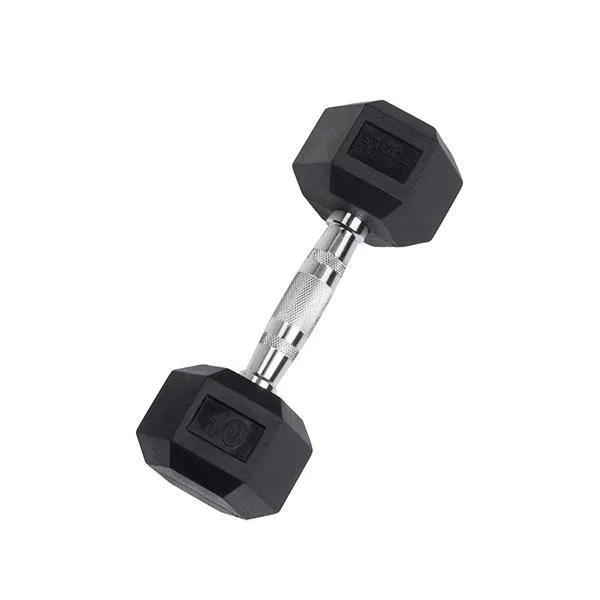 Body Solid Rubber Hex Dumbbells - Each