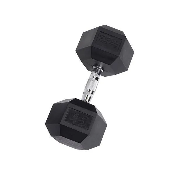 Body Solid Rubber Hex Dumbbells - Each