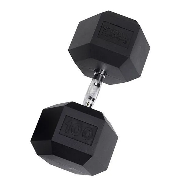 Body Solid Rubber Hex Dumbbells - Each