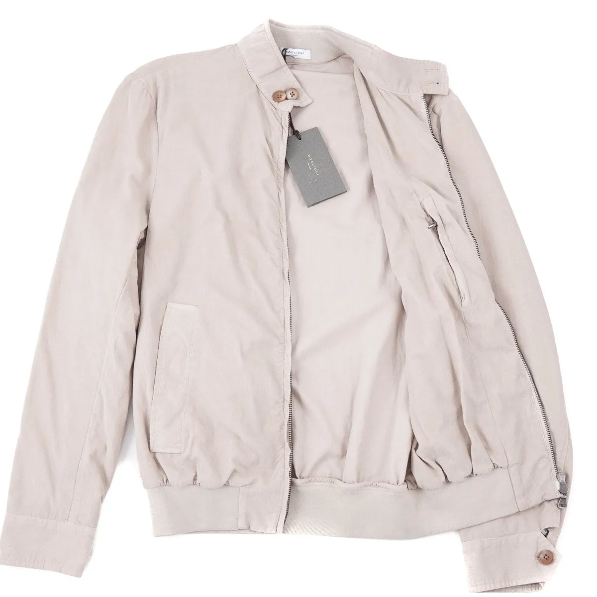 Boglioli Lightweight Corduroy Bomber Jacket