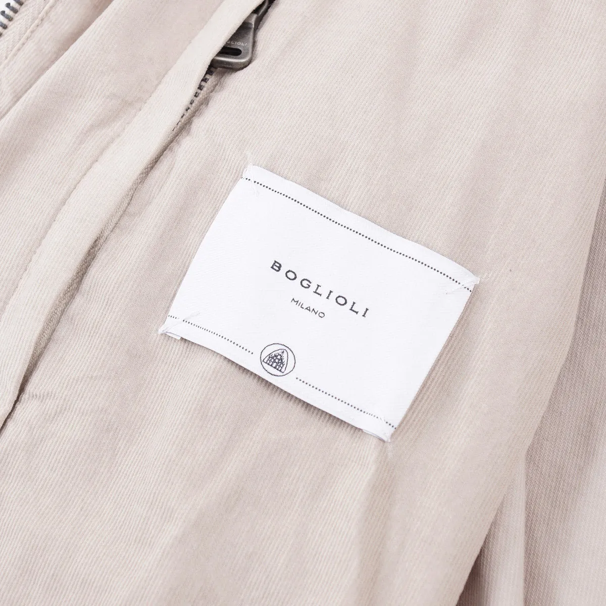 Boglioli Lightweight Corduroy Bomber Jacket