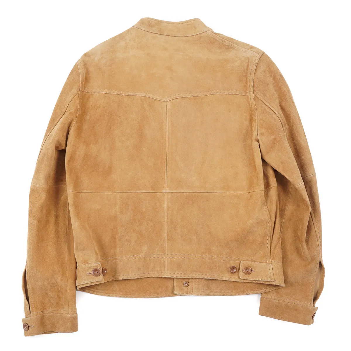 Boglioli Unlined Suede Bomber Jacket