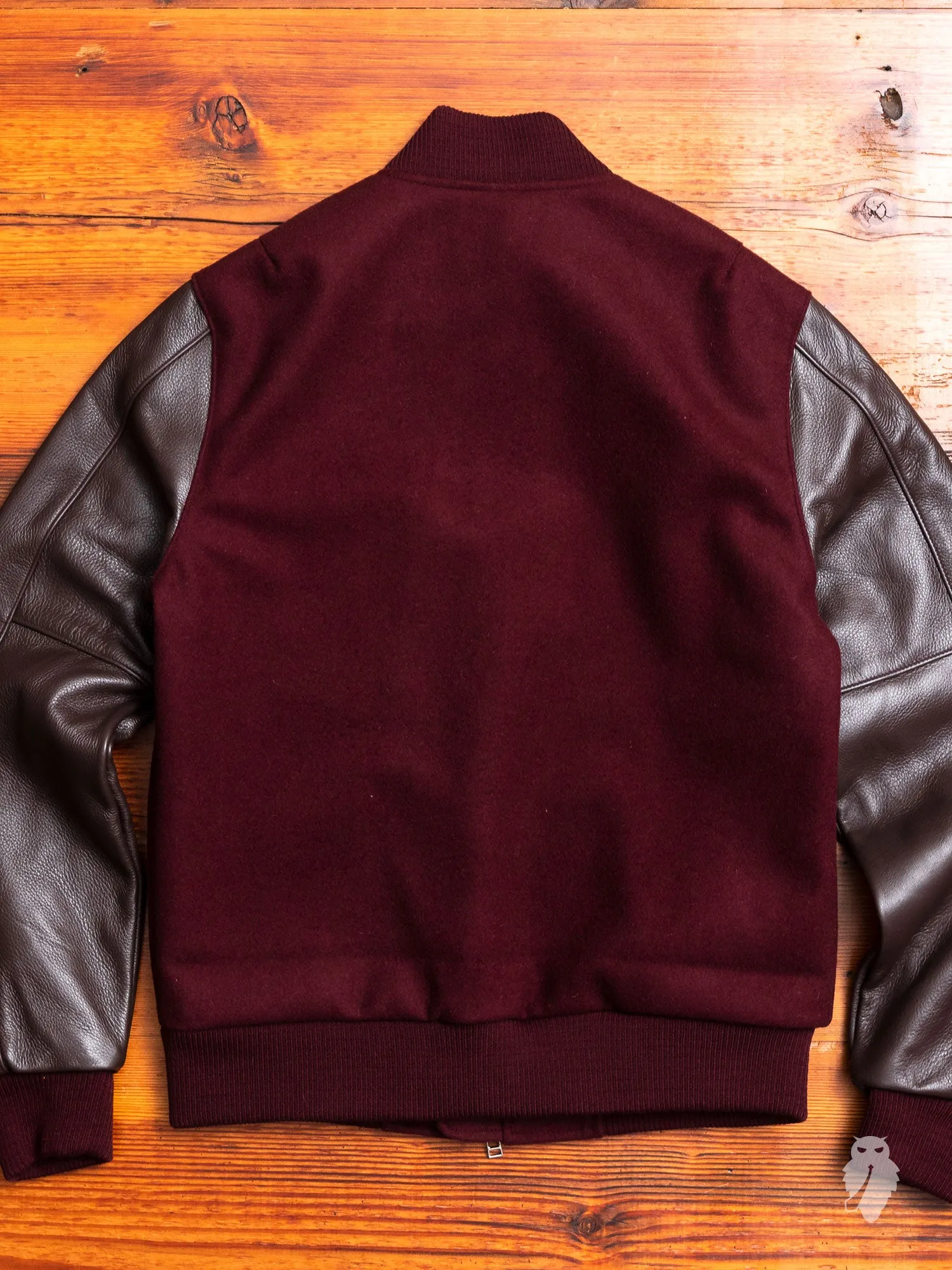 Bomber Jacket in Maroon