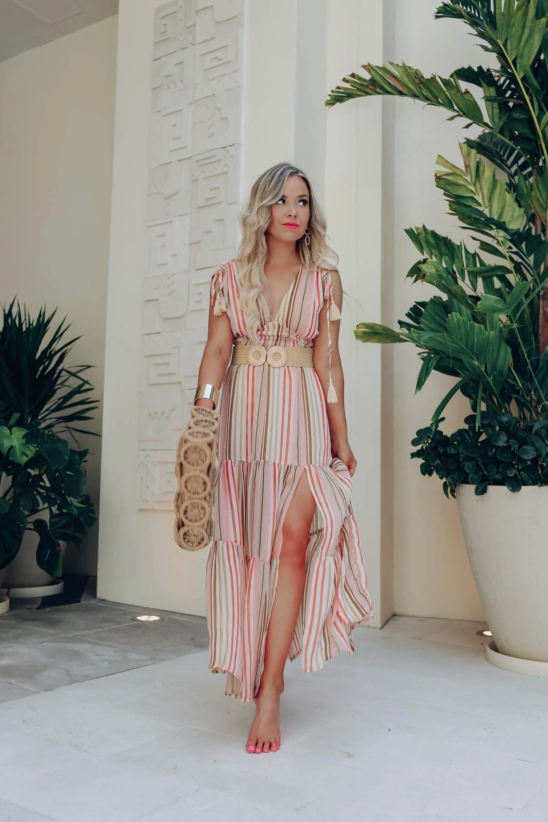 Bondi Striped Maxi Dress