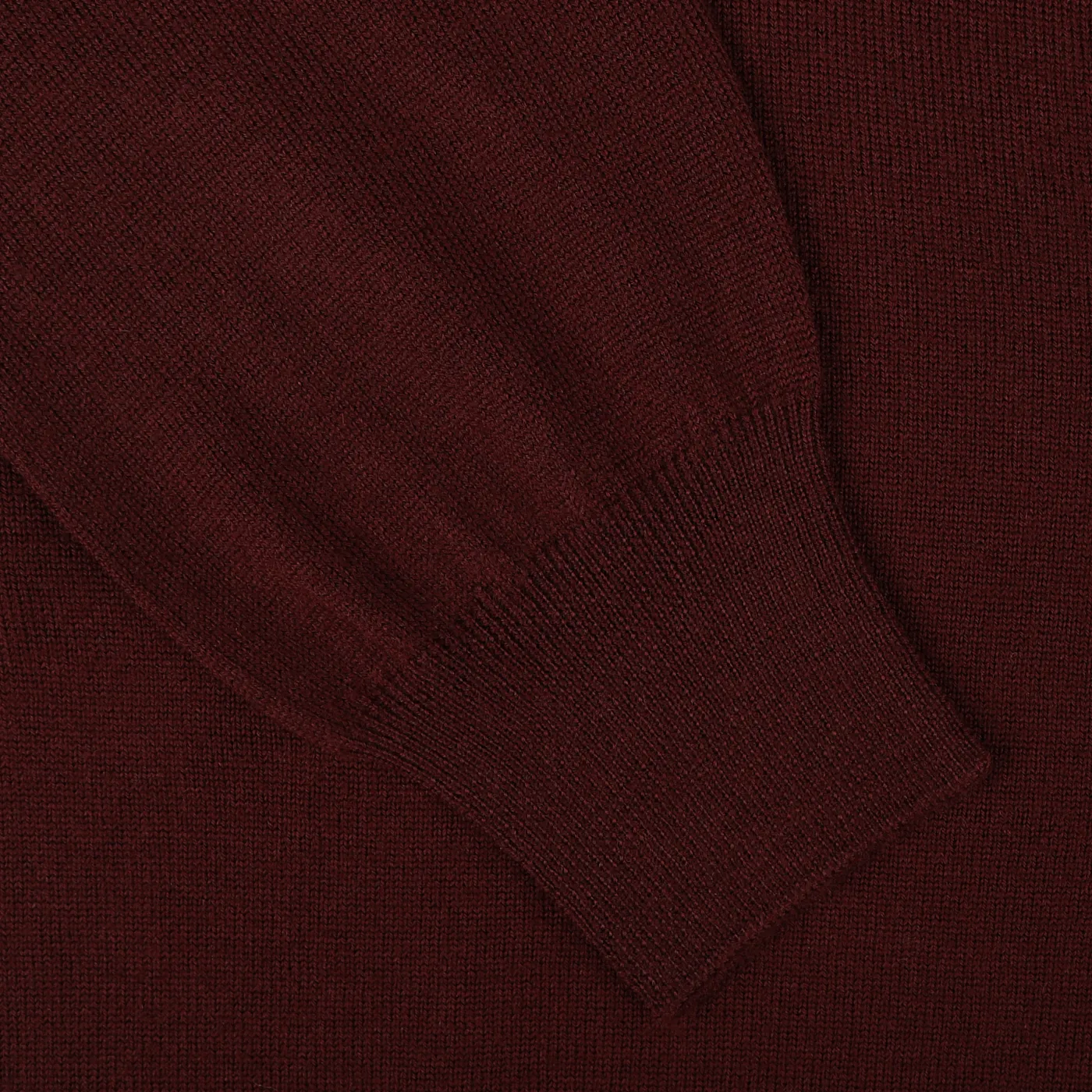 Bordeaux Extra Fine Merino Wool Cardigan