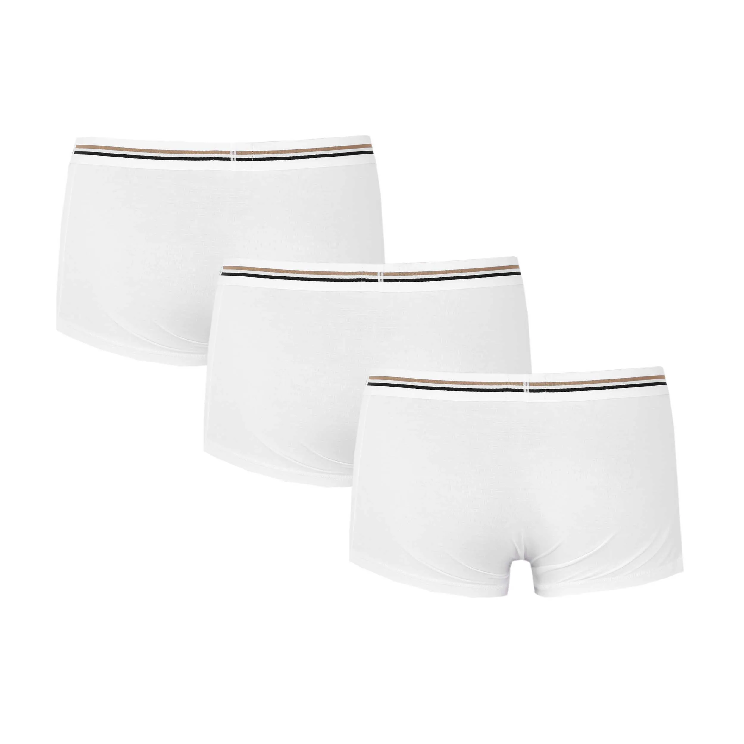 BOSS Trunk 3P Revive Underwear in White