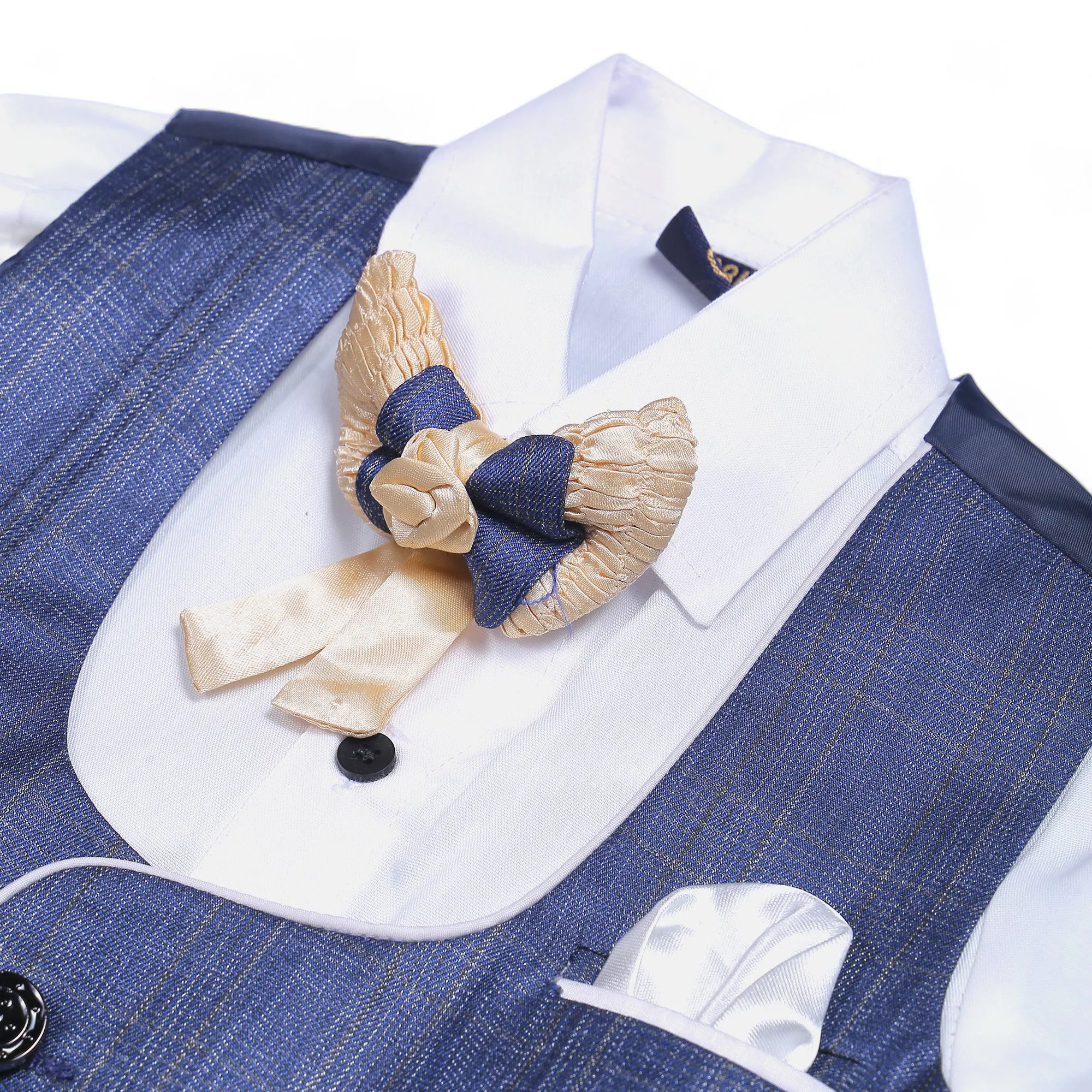 BOYS 3 PCS SUMMER PENT SHIRT AND WAISTCOAT