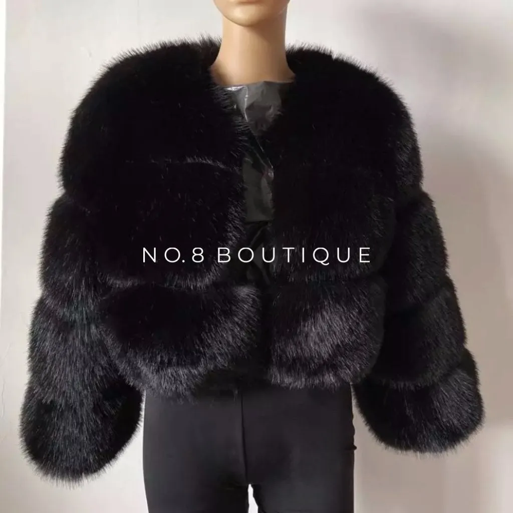 Bubble Faux Fur Jacket