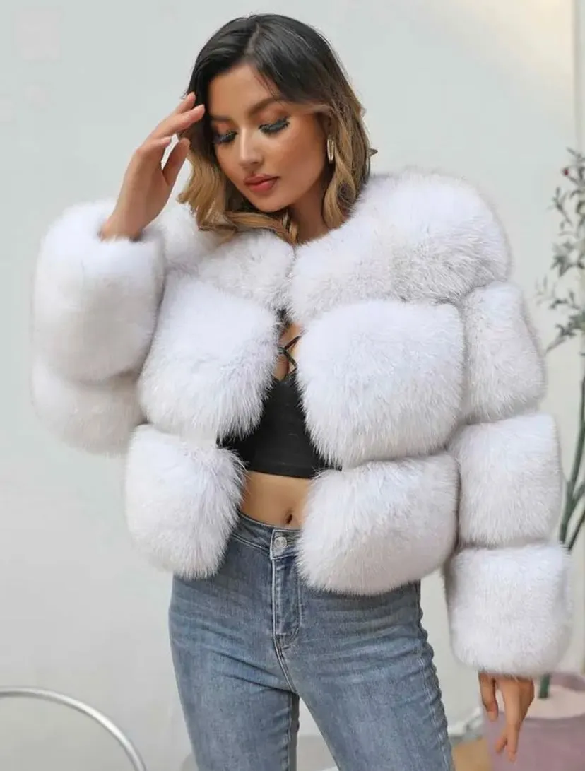 Bubble Faux Fur Jacket